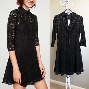 MANGO Guipure cotton dress